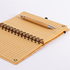 251055 - Caderno B6 com capa em bambu e caneta