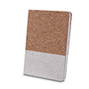 251060 - Caderno A5 de cortiça com caneta em plástico