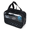 454570 - Necessaire PVC e couro impermeável