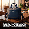 458530 - Pasta para notebook em couro sintético impermeável