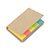 BL4085 - Bloco de anotações com capa dura com sticky notes