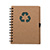 CD1015 - Caderno ecológico com suporte para caneta