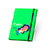 CD2000 - Caderno de capa dura em PU fluorescente