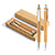 CJ8080 - Conjunto de caneta e lapiseira de bambu