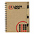 DE1050 - Caderno ecológico de capa kraft 420 - 19x25cm