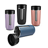 Copo térmico de 400ml em inox com tampa plástica