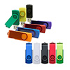 Pen drive giratório colorido de 16GB