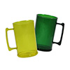 Caneca plástica cristal de chopp de 450ml